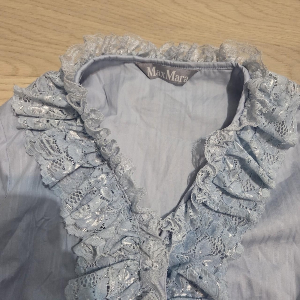 Max Mara Ruffle Blouse - Picture 2 of 8
